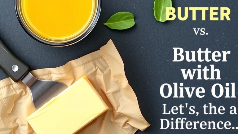 Butter vs Butter With Olive Oil: What's the Difference