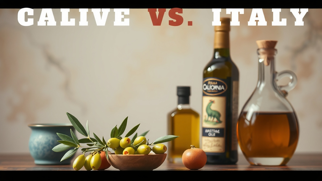 California vs. Italy: A Taste of Olive Oil Terroir