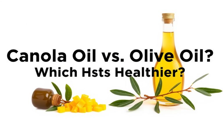 Canola Oil vs Olive Oil: Which is Healthier?