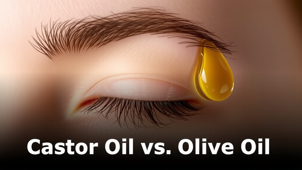 Understanding Your Eyebrow Growth Options: Castor vs. Olive Oil