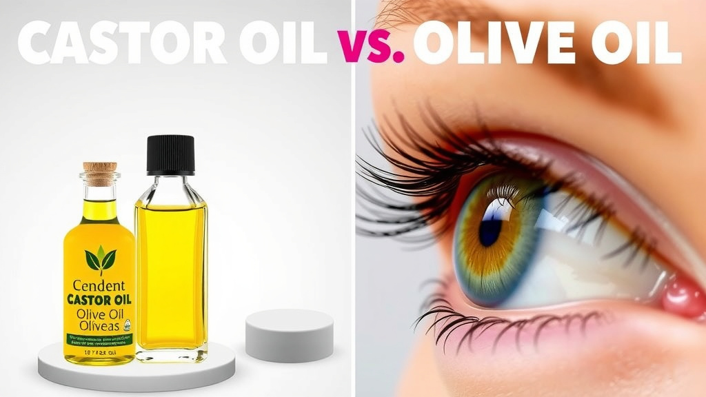 Comparing Castor Oil and Olive Oil for Your Eyelashes