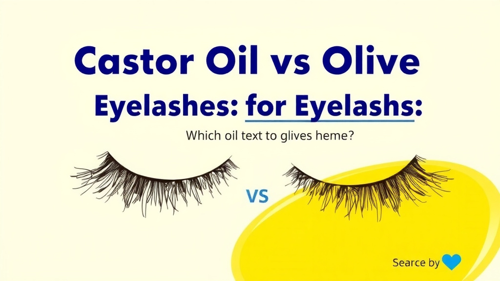 Castor Oil vs Olive Oil for Eyelashes: Which Wins