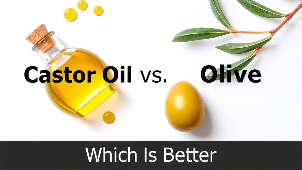 Castor Oil vs. Olive Oil for Skin: Which is Better