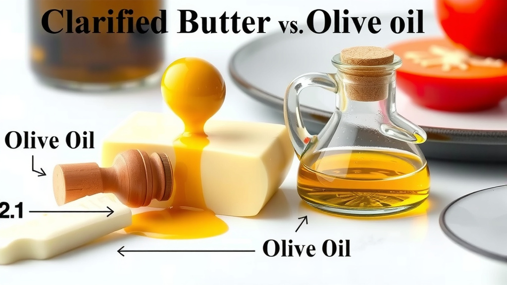 Comparing Cooking Fats: Clarified Butter vs. Olive Oil