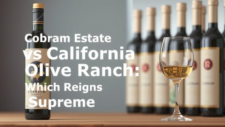 Cobram Estate vs California Olive Ranch: Which Reigns Supreme