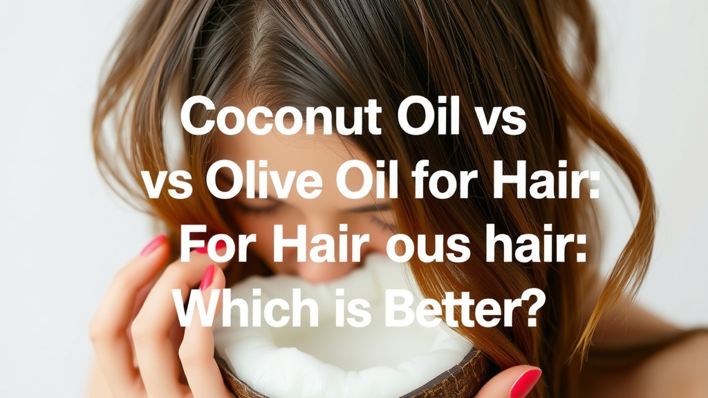 Coconut Oil vs Olive Oil for Hair: Which is Better