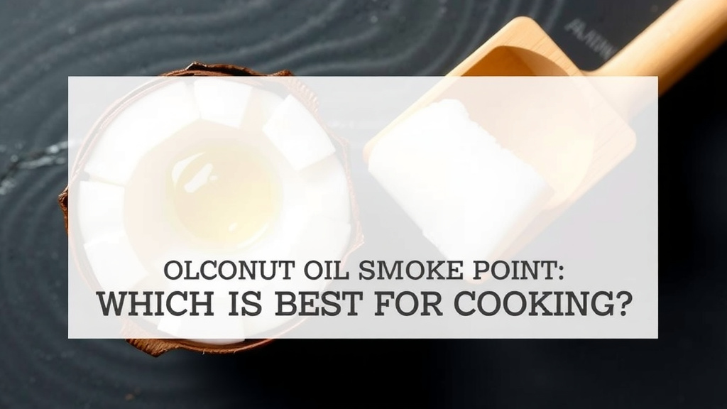 Coconut Oil vs Olive Oil Smoke Point: Which is Best for Cooking