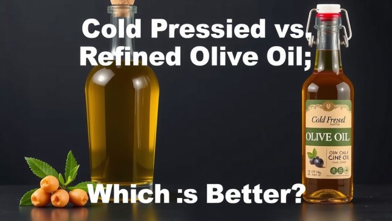 Cold Pressed vs Refined Olive Oil: Which Is Better