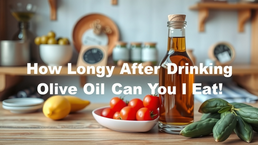When Can You Eat After Drinking Olive Oil?