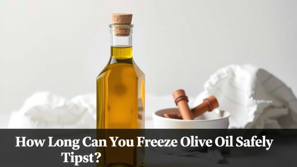 Storing Your Olive Oil for the Long Haul: Freezing Tips