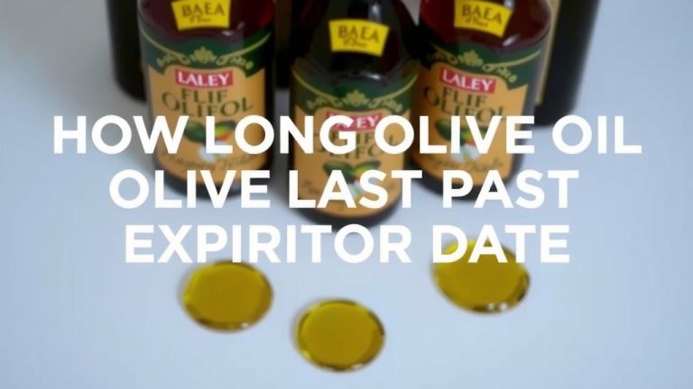 How Long Olive Oil Lasts Past Expiration Date