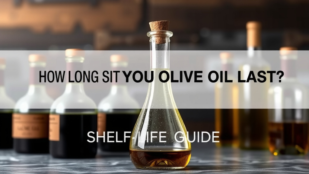 How Long Does Olive Oil Last? Shelf Life Guide