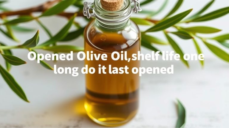 Opened Olive Oil Shelf Life: How Long Does It Last