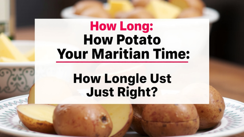Your Potato Marination Time: How Long is Just Right?